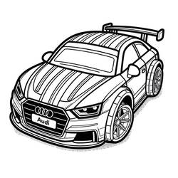 Audi (Transportation) coloring page #218604 to print and color