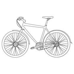 Coloring page: Bike / Bicycle (Transportation) #136939 - Printable coloring pages