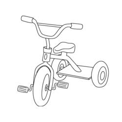 Coloring page: Bike / Bicycle (Transportation) #136943 - Printable coloring pages