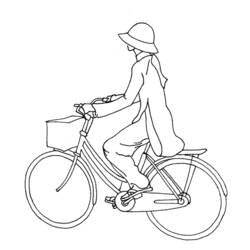 Coloring page: Bike / Bicycle (Transportation) #136945 - Free Printable Coloring Pages