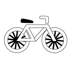 Coloring page: Bike / Bicycle (Transportation) #136946 - Free Printable Coloring Pages