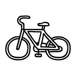 Coloring page: Bike / Bicycle (Transportation) #136953 - Printable coloring pages