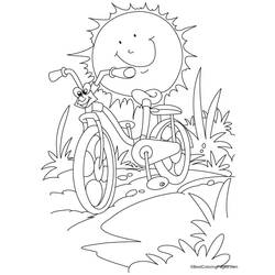 Coloring page: Bike / Bicycle (Transportation) #136957 - Free Printable Coloring Pages