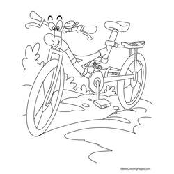 Coloring page: Bike / Bicycle (Transportation) #136985 - Free Printable Coloring Pages