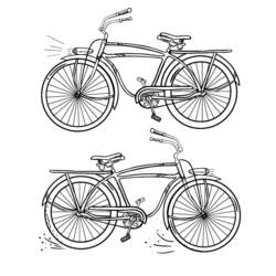 Coloring page: Bike / Bicycle (Transportation) #136991 - Free Printable Coloring Pages