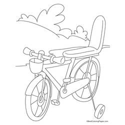 Coloring page: Bike / Bicycle (Transportation) #136995 - Free Printable Coloring Pages