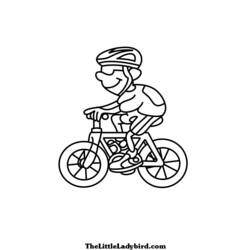 Coloring page: Bike / Bicycle (Transportation) #136998 - Printable coloring pages