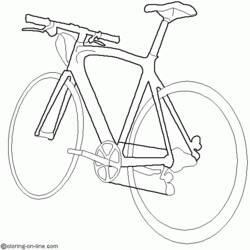 Coloring page: Bike / Bicycle (Transportation) #136999 - Free Printable Coloring Pages