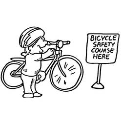 Coloring page: Bike / Bicycle (Transportation) #137008 - Free Printable Coloring Pages