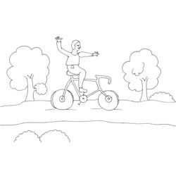 Coloring page: Bike / Bicycle (Transportation) #137019 - Free Printable Coloring Pages