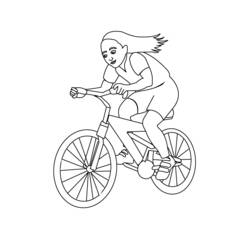 Coloring page: Bike / Bicycle (Transportation) #137032 - Free Printable Coloring Pages
