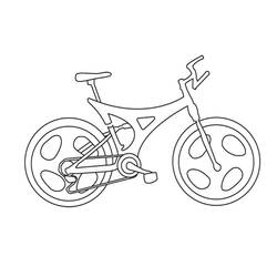 Coloring page: Bike / Bicycle (Transportation) #137036 - Free Printable Coloring Pages