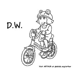 Coloring page: Bike / Bicycle (Transportation) #137071 - Free Printable Coloring Pages