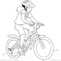 Coloring page: Bike / Bicycle (Transportation) #137096 - Free Printable Coloring Pages