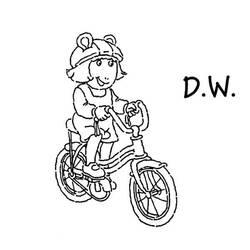 Coloring page: Bike / Bicycle (Transportation) #137148 - Free Printable Coloring Pages
