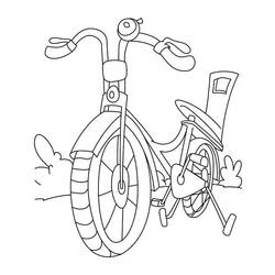 Coloring page: Bike / Bicycle (Transportation) #137152 - Free Printable Coloring Pages