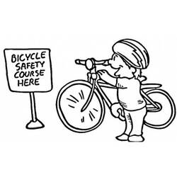 Coloring page: Bike / Bicycle (Transportation) #137153 - Free Printable Coloring Pages