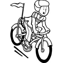 Bike / Bicycle (Transportation) coloring page #175400 to print and color