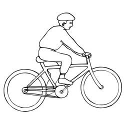 Bike / Bicycle (Transportation) coloring page #175405 to print and color