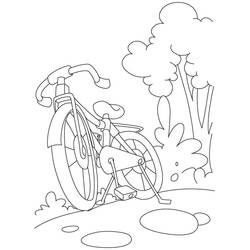 Bike / Bicycle (Transportation) coloring page #217326 to print and color