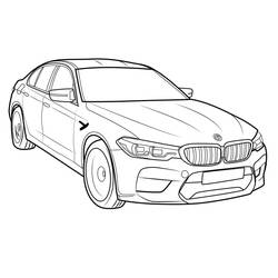 Coloring page: BMW (Transportation) #204411 - Free Printable Coloring Pages