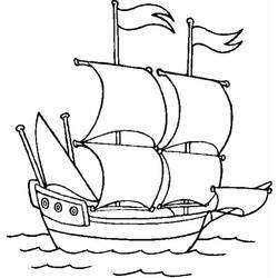 Coloring page: Boat / Ship (Transportation) #137468 - Free Printable Coloring Pages