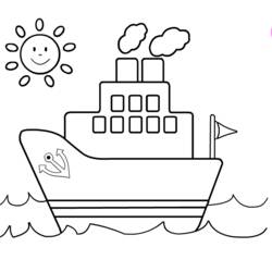 Coloring page: Boat / Ship (Transportation) #137470 - Printable coloring pages