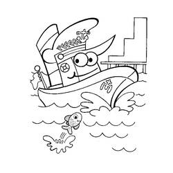 Coloring page: Boat / Ship (Transportation) #137472 - Free Printable Coloring Pages