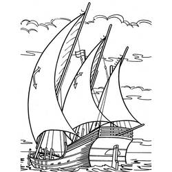Coloring page: Boat / Ship (Transportation) #137485 - Free Printable Coloring Pages