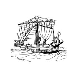 Coloring page: Boat / Ship (Transportation) #137497 - Free Printable Coloring Pages