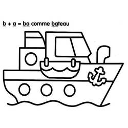 Coloring page: Boat / Ship (Transportation) #137505 - Free Printable Coloring Pages