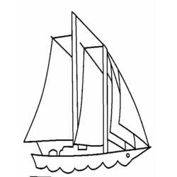 Coloring page: Boat / Ship (Transportation) #137524 - Free Printable Coloring Pages