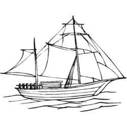 Coloring page: Boat / Ship (Transportation) #137528 - Printable coloring pages