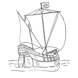 Coloring page: Boat / Ship (Transportation) #137530 - Free Printable Coloring Pages