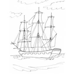 Coloring page: Boat / Ship (Transportation) #137534 - Free Printable Coloring Pages