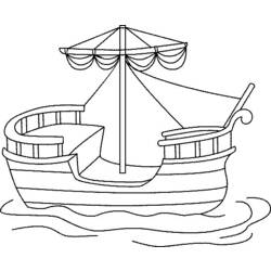 Coloring page: Boat / Ship (Transportation) #137541 - Free Printable Coloring Pages
