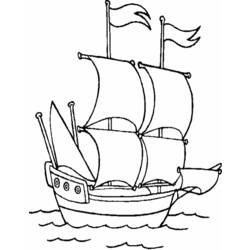 Coloring page: Boat / Ship (Transportation) #137554 - Free Printable Coloring Pages