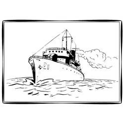 Coloring page: Boat / Ship (Transportation) #137640 - Free Printable Coloring Pages