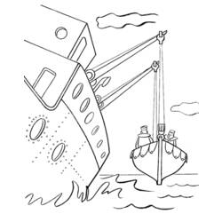 Coloring page: Boat / Ship (Transportation) #137651 - Free Printable Coloring Pages