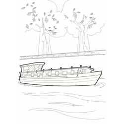 Coloring page: Boat / Ship (Transportation) #137652 - Free Printable Coloring Pages