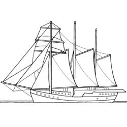 Coloring page: Boat / Ship (Transportation) #137653 - Free Printable Coloring Pages
