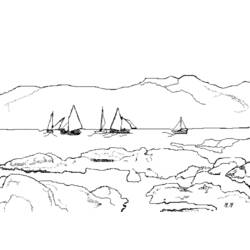 Coloring page: Boat / Ship (Transportation) #137654 - Free Printable Coloring Pages