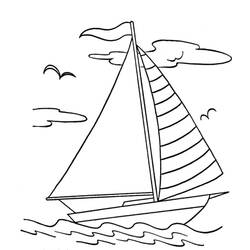 Coloring page: Boat / Ship (Transportation) #137655 - Free Printable Coloring Pages