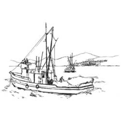 Coloring page: Boat / Ship (Transportation) #137669 - Free Printable Coloring Pages