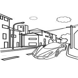 Bugatti (Transportation) coloring page #174800 to print and color