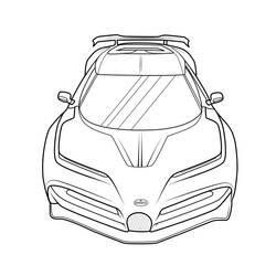 Bugatti (Transportation) coloring page #218668 to print and color