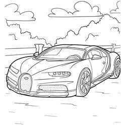Bugatti (Transportation) coloring page #218671 to print and color