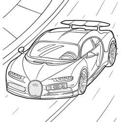 Bugatti (Transportation) coloring page #218672 to print and color
