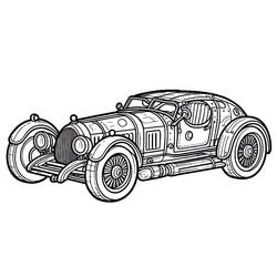 Bugatti (Transportation) coloring page #218680 to print and color