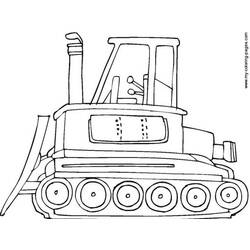 Coloring page: Bulldozer / Mecanic Shovel (Transportation) #141688 - Free Printable Coloring Pages